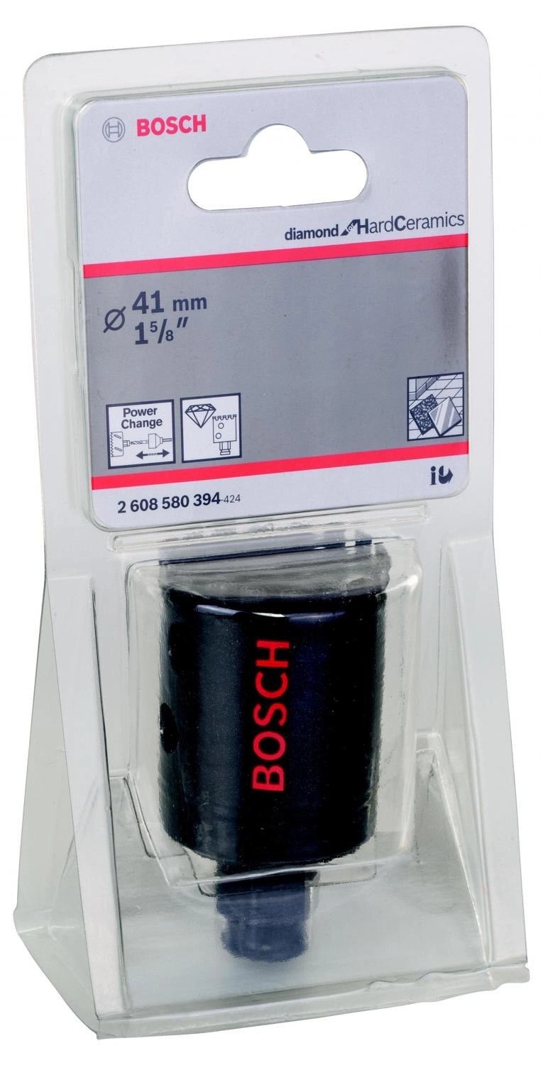 Коронка алмазная BOSCH Ф41х51мм (DIAMOND FOR HARD CERAMICS 2608580394)