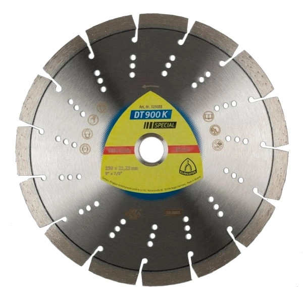Алмазный диск KLINGSPOR 180X2,6X22,23/11S/12/S/DT/SPECIAL/DT900K