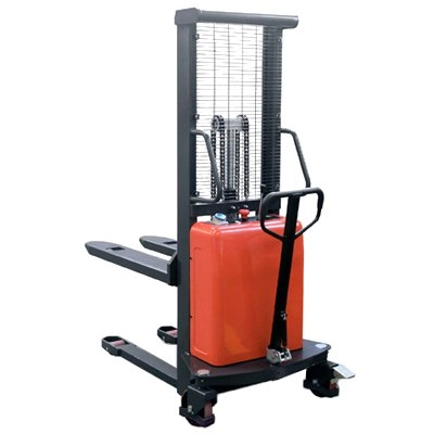 фото штабелер с электроподъемом noblelift spn-1030c