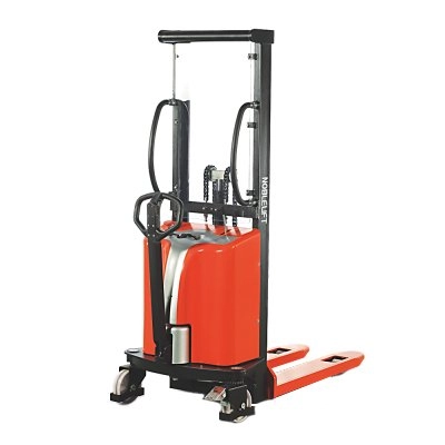 фото штабелер с электроподъемом noblelift spm 1535