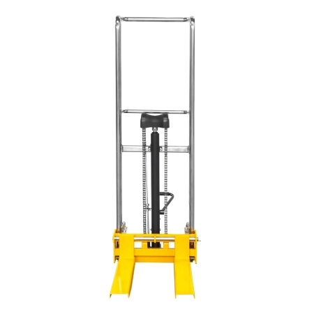 фото штабелер гидравлический pj4150 (400 кг; 1,5 м; с вилами и площадкой) smartlift