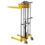 фото штабелер гидравлический pj4150 (400 кг; 1,5 м; с вилами и площадкой) smartlift