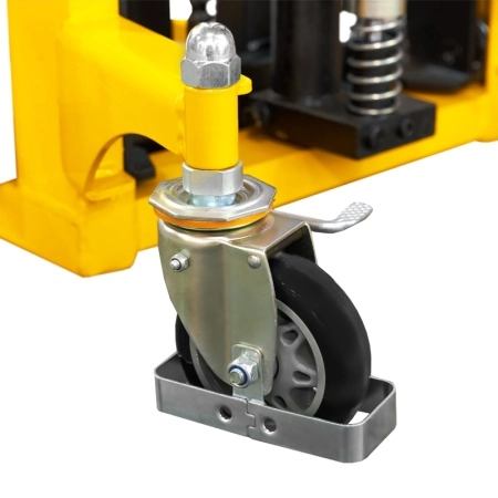 фото штабелер гидравлический pj4150 (400 кг; 1,5 м; с вилами и площадкой) smartlift