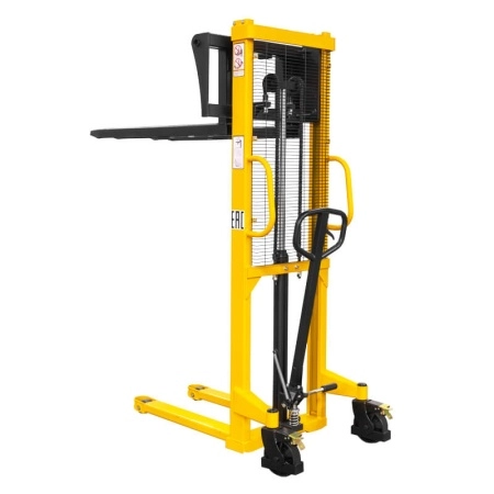 фото штабелер гидравлический sda 1016 (1000 кг; 1,6 м; вилы 300-850 мм) smartlift