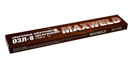 фото электроды maxweld озл-8 2,5мм 1кг