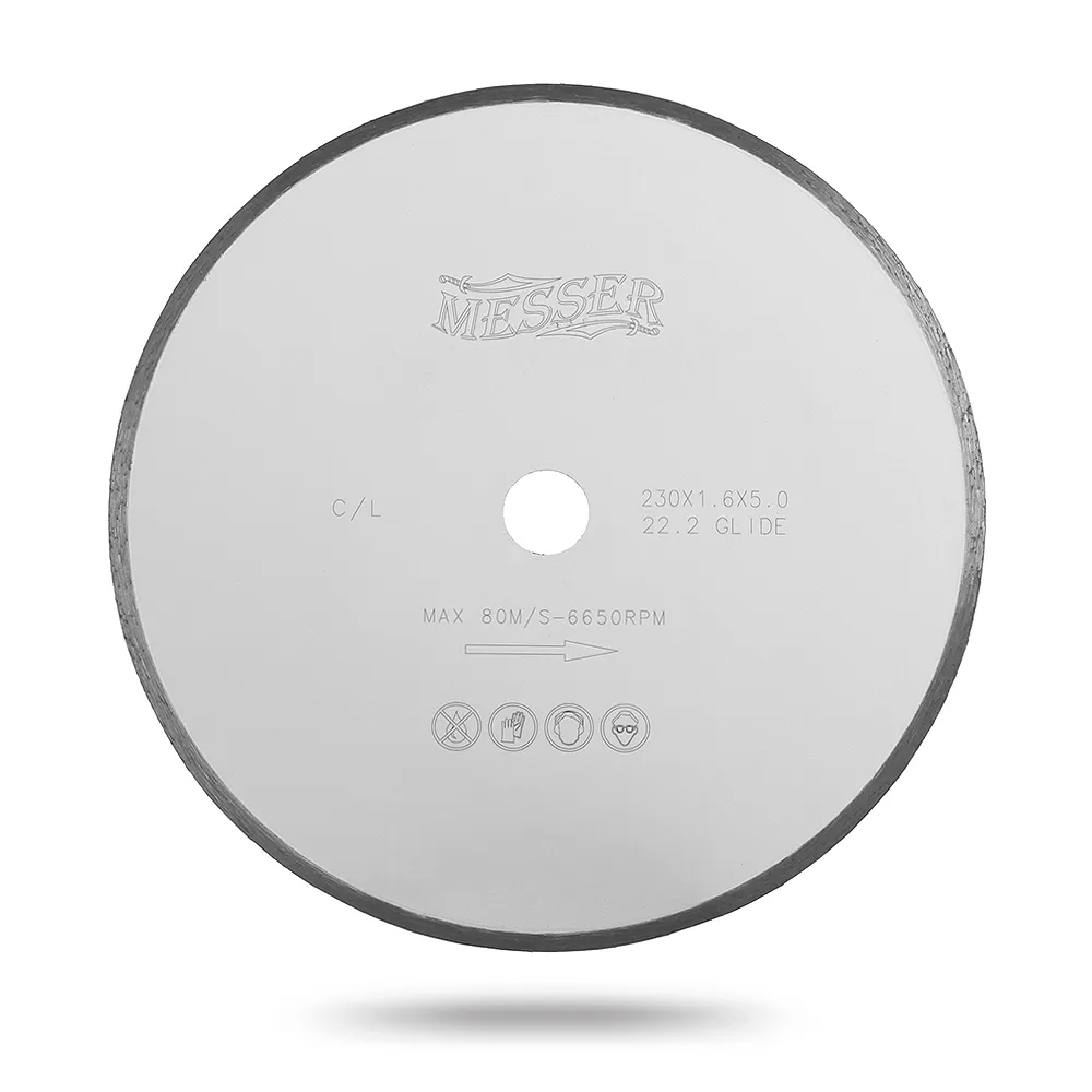 Диск сплошная кромка для резки плитки C/L, сухой, 180D-1.6T-5W-22.2