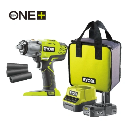 фото аккумуляторный гайковерт ryobi one+ r18iw3-120s