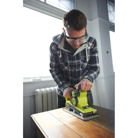 фото ленточная шлифмашина ryobi ebs 800v