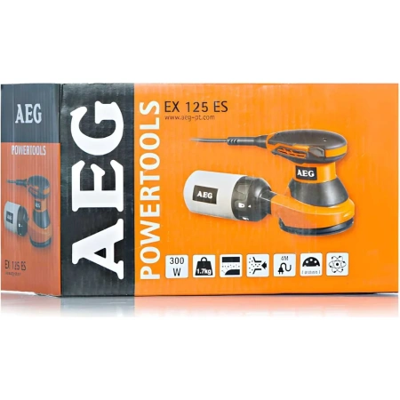 фото эксцентриковая шлифмашина aeg ex 125 es