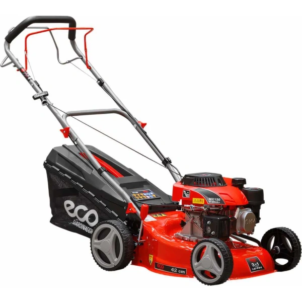 фото бензиновая газонокосилка eco lg-434