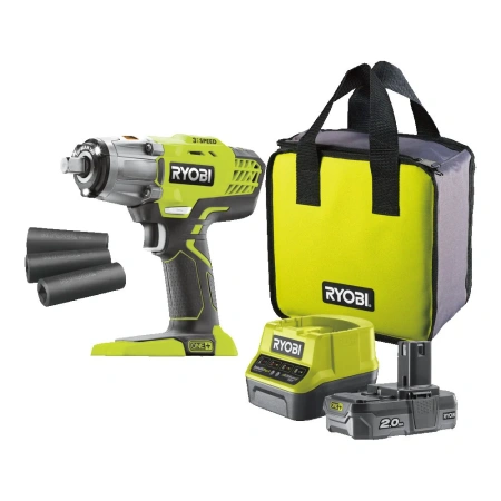 фото аккумуляторный гайковерт ryobi one+ r18iw3-120s
